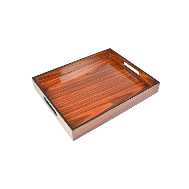 PacificConnections Enamel / Lacquer Decorative Tray Perigold